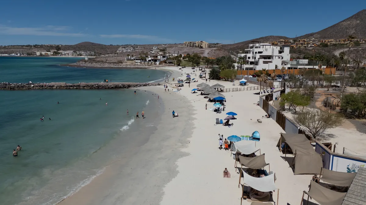 Playa Caimancito en La Paz, Baja California Sur