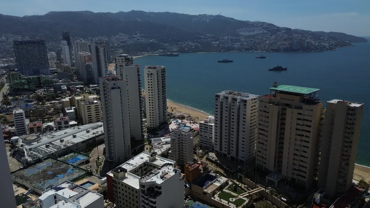 Playa Icacos en Acapulco, Guerrero