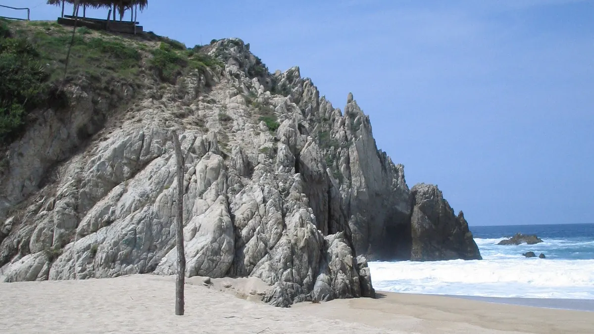 Playa Maruata en Maruata, Michoacán