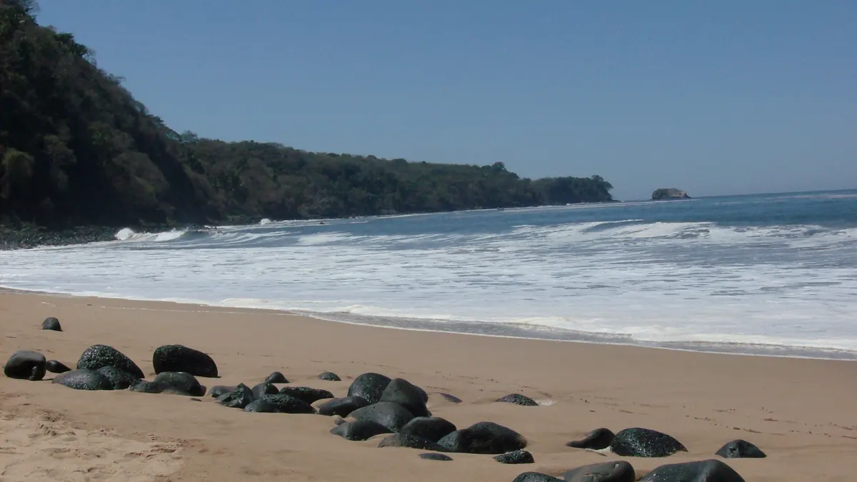 Playa Chacala en Chacala, Nayarit