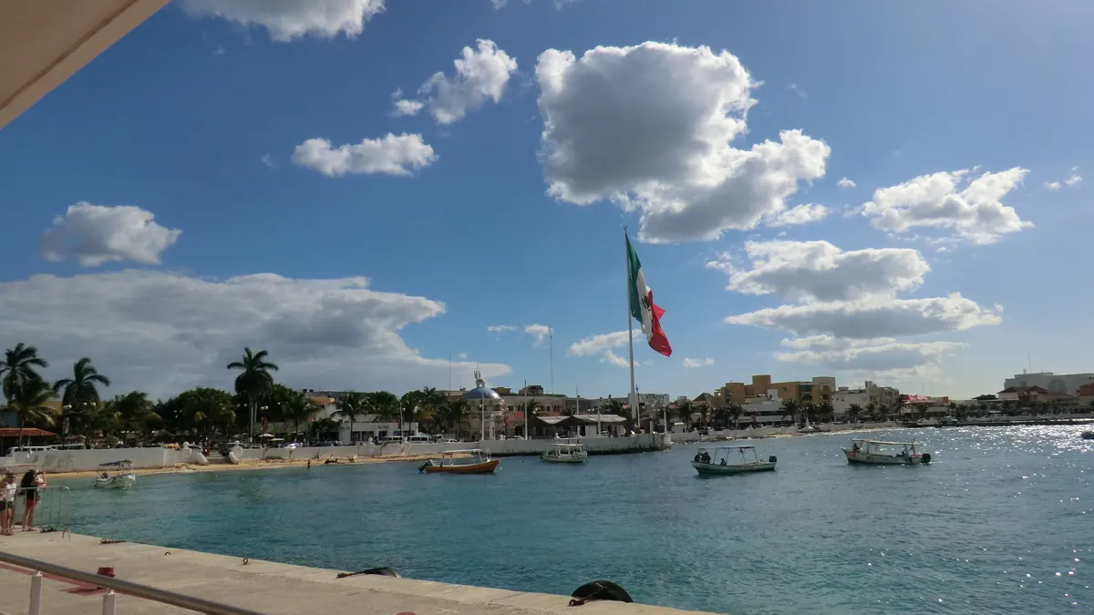 Playa Centro en Cozumel, Quintana Roo