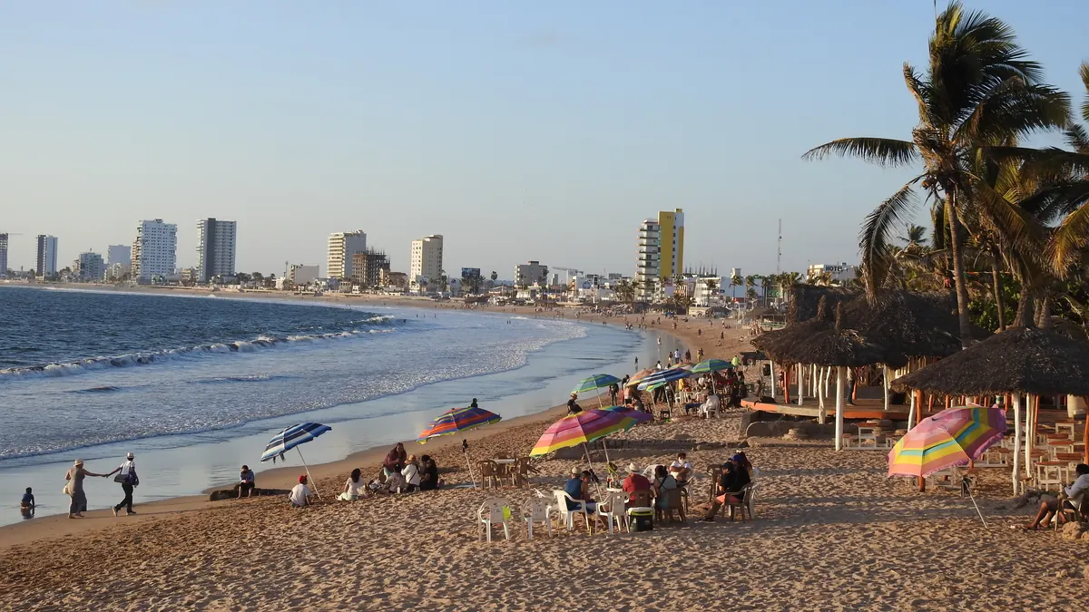 Playa del Mar en Mazatlán, Sinaloa