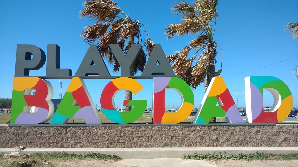 Playa Bagdad en Matamoros, Tamaulipas