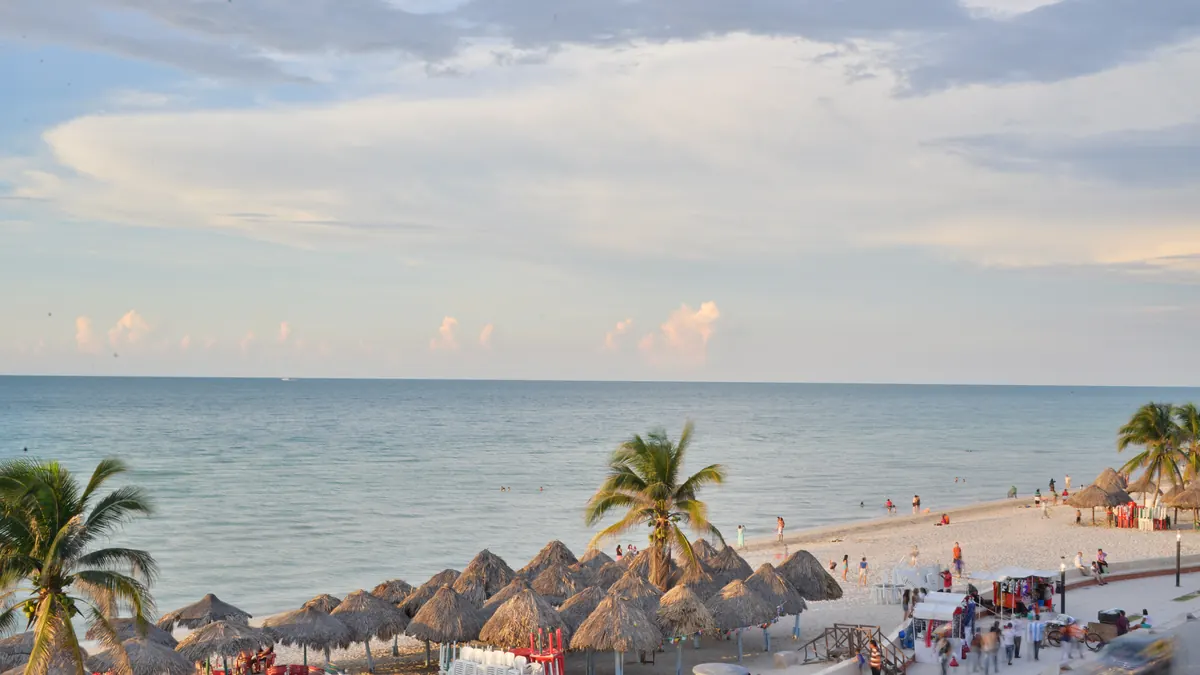Playa Progreso en Progreso, Yucatán